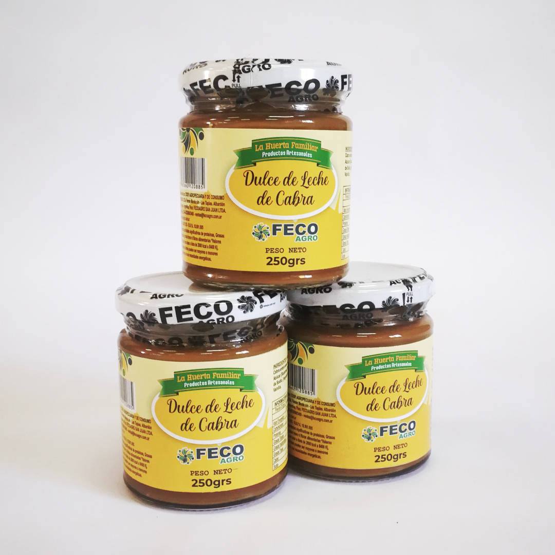 dulce de leche de cabra 250g "fecoagro"