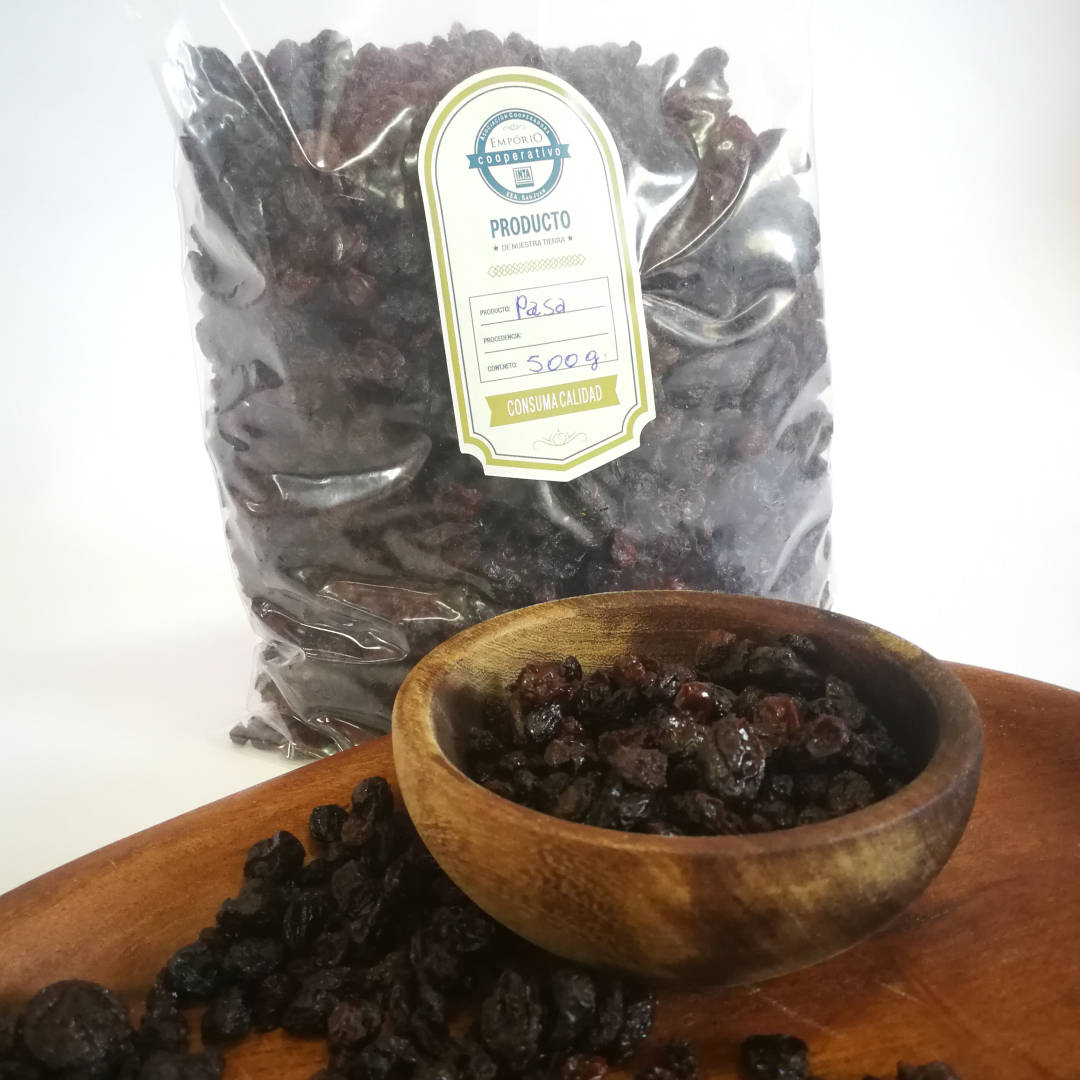 pasas x 500 gramos