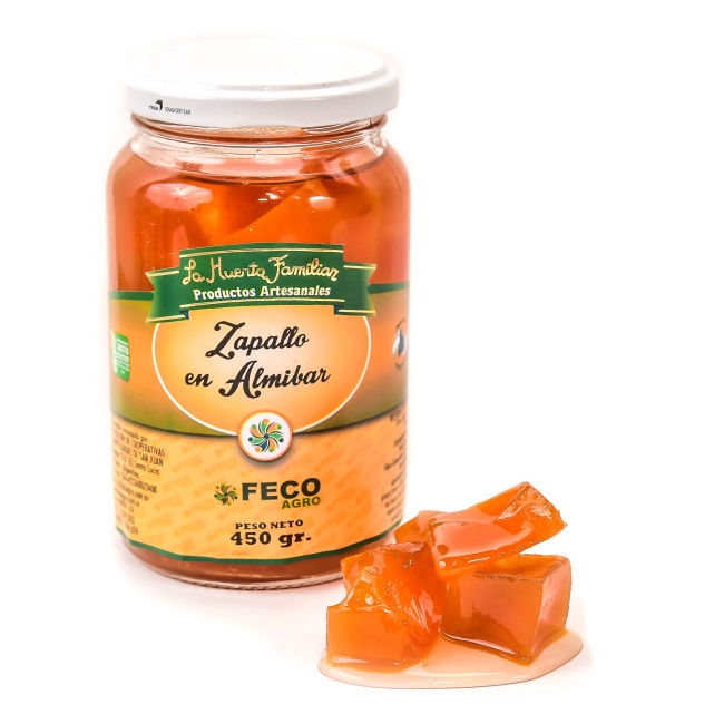 zapallo en almibar 450 g fecoagro