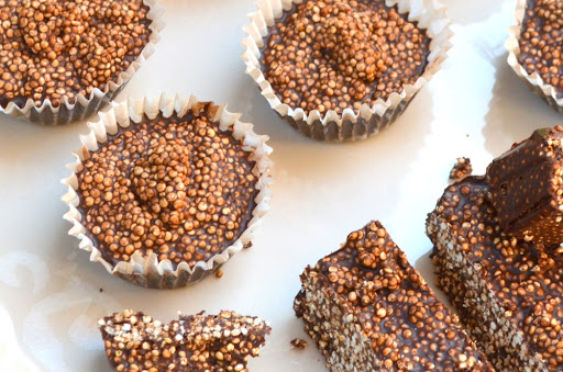 bocaditos de chocolate y quinoa con 3 ingredientes una receta original y saludable para un antojo